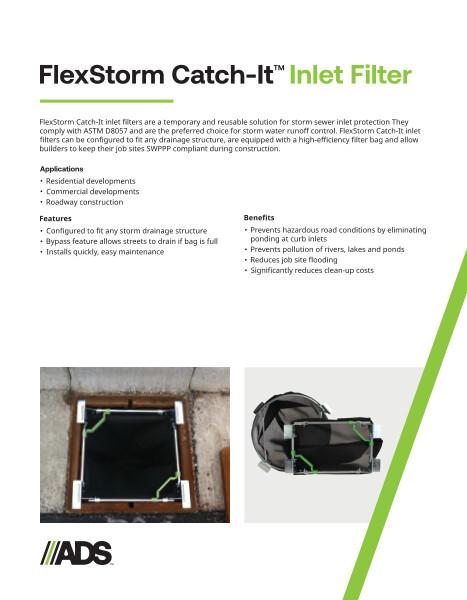 Inlet Filter Catch-It Product Sheet