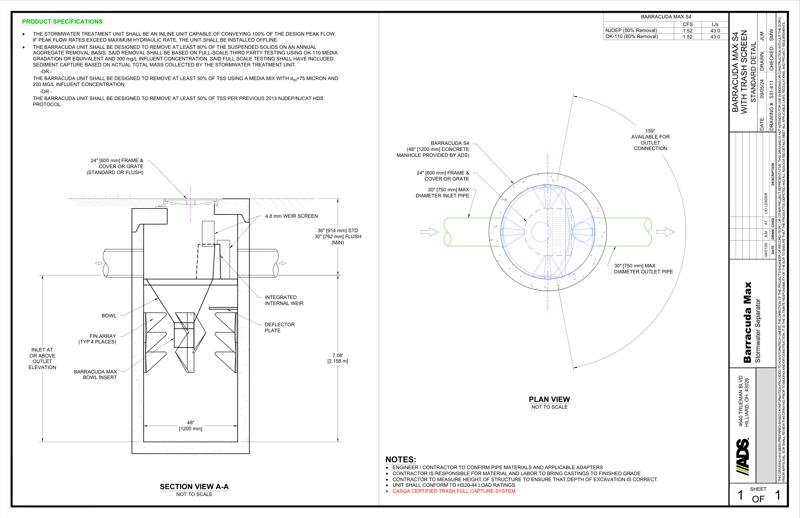 Barracuda Max S4 Trash Capture Detail