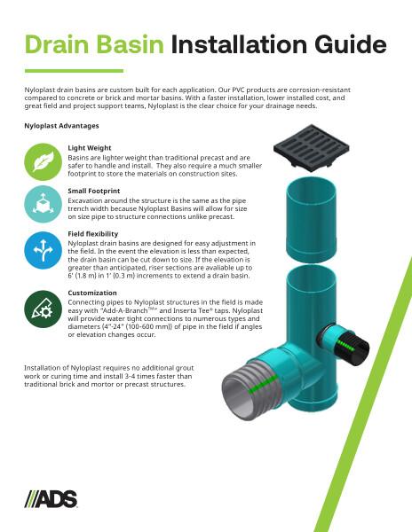 Drain Basin Installation Guide